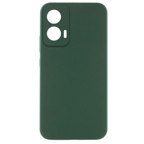 Чохол Silicone case для Motorola Edge 50 Fusion Dark green-0
